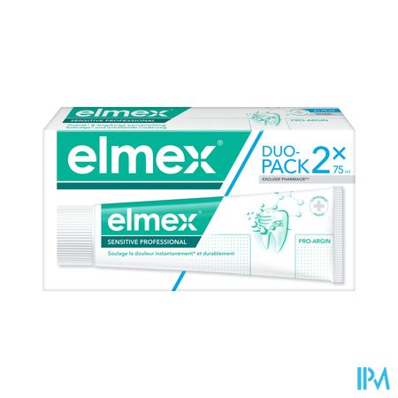 DENTIFRICE ELMEX® SENSITIVE PROFESSIONAL TUBE 2x75ML -1.50€