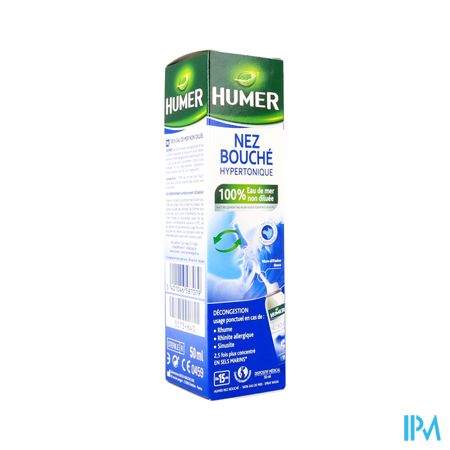 Humer Spray Hypertonique Adulte 50ml