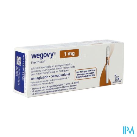 Wegovy 1mg Flextouch Opl Inj Voorgev.pen 3ml