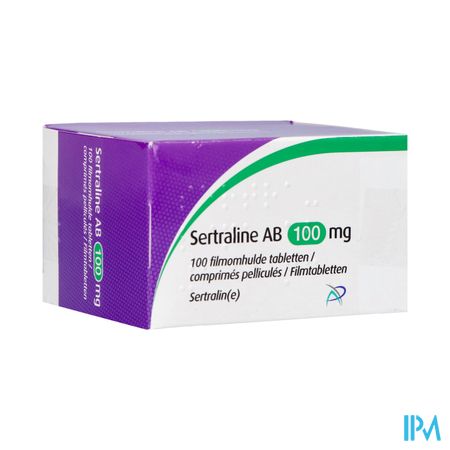 Sertraline Ab 100mg Comp Pell 100