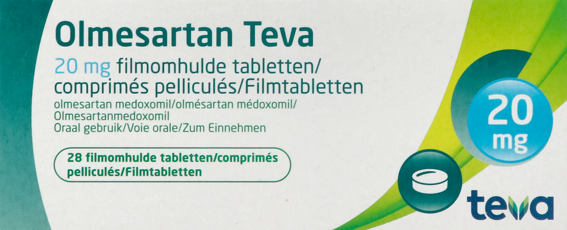 Olmesartan Teva 20mg Filmomh Tabl 28 1