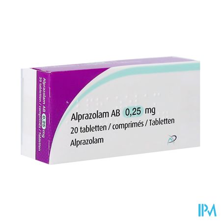 Alprazolam Ab Tabl 20x0,25mg