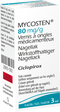 Mycosten 80mg/g Medische Nagellak Fl 1 3ml 1