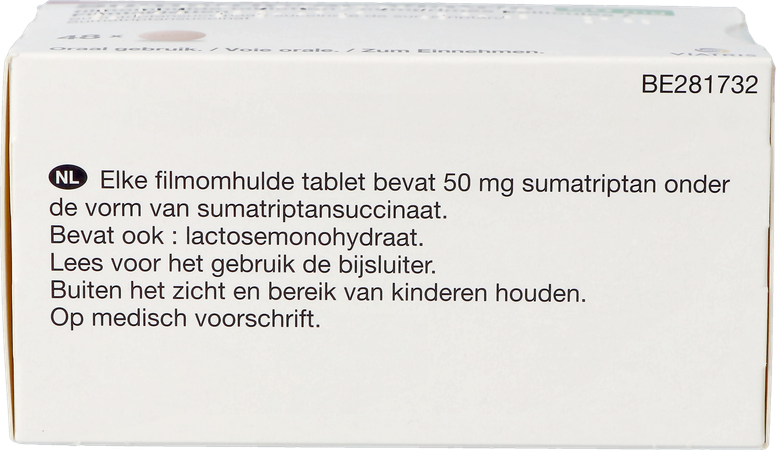 Sumatriptan Viatris 50mg Filmomh Tabl 48 6