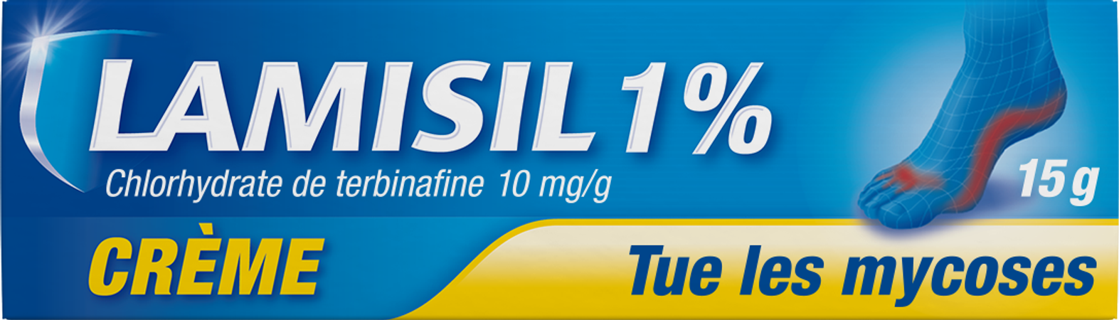 Lamisil Creme 1% Tube Lamine Aluminium 15g 2