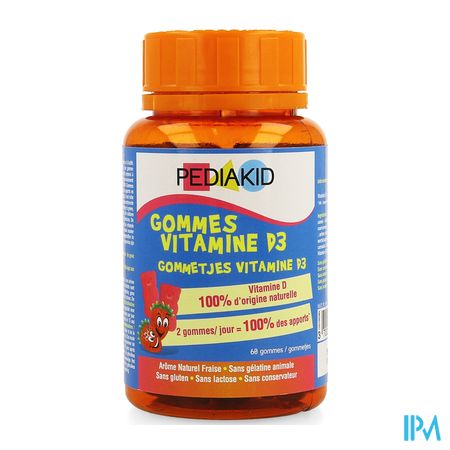 Pediakid Vitamines D3 Gommes 68