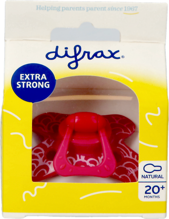 Difrax Fopspeen Natural 20m+ Assorti 2