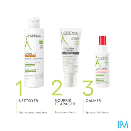 Aderma Exomega Allergo Baume Emollient 40ml 15