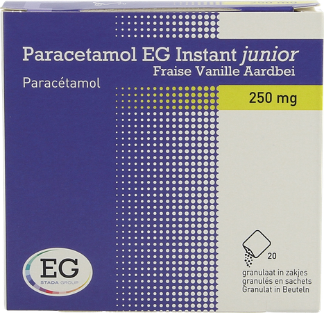 Paracetamol EG Inst.Junior 250Mg Vanil-Fr. Sach 20 1