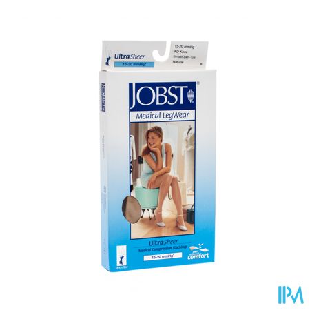 Jobst Ultrasheer Comf.k1 Knie Op.teen Natural S