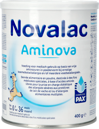 Novalac Aminova 0-36m Pdr 400g Nf 4