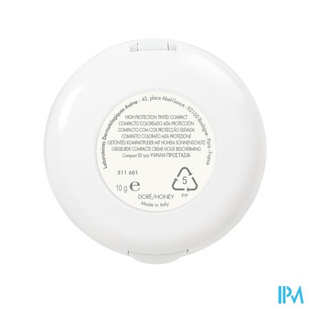 Avene Zon Compact Getint Spf50+ Goud 10g 6
