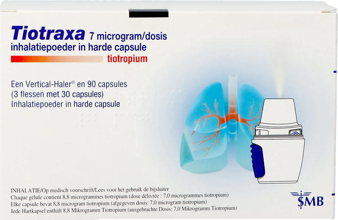Tiotraxa 7mcg/dosis Pdr Inhalatie Fl Caps 3x30 1