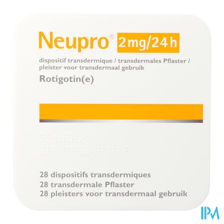 Neupro 2mg/24h disposit. transderm. (28) 4