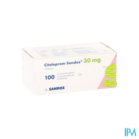 Citalopram Sandoz Comp 100 X 30mg 1