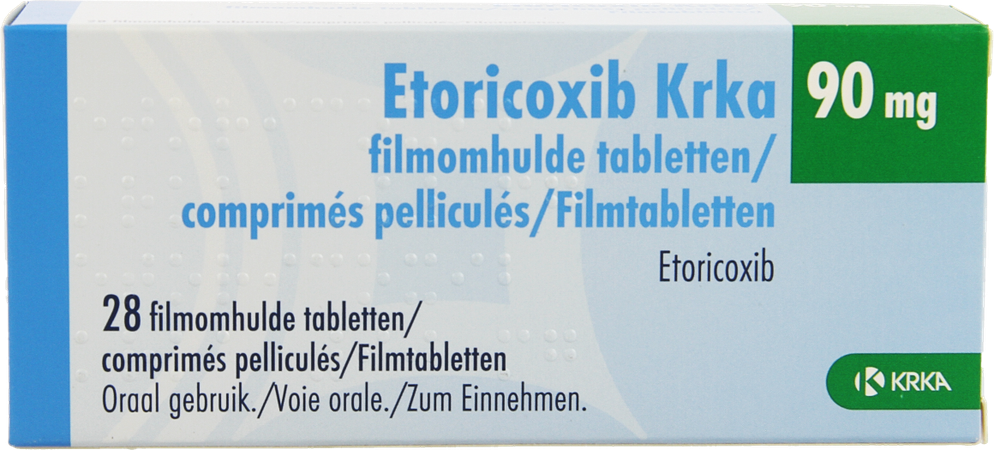 Etoricoxib Krka 90mg Comp Pell 28 X 90mg 1