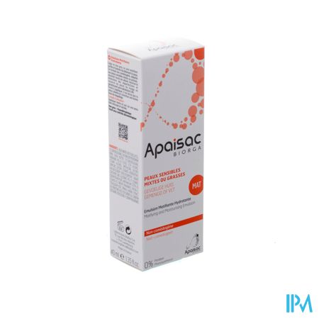 Apaisac Biorga Emulsie Matifierend Hydra 40ml