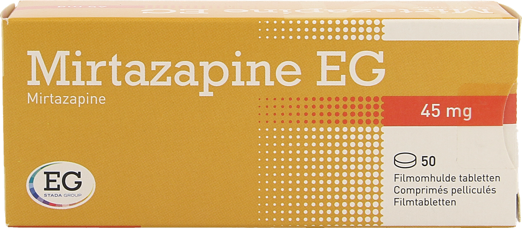 Mirtazapine EG 45Mg Tabl Pell 50X45Mg 1