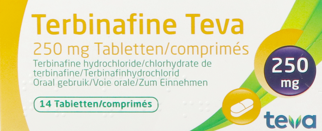 Terbinafine Teva Comp 14 X 250mg 1
