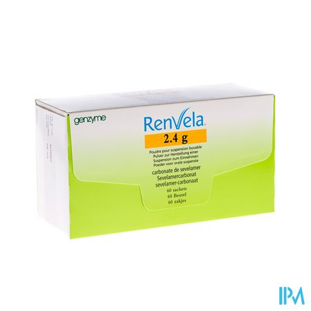 Renvela 2,4g Pulv Susp Buvable Sach 60 X 2,4g