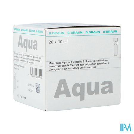 Mini Plasco Aqua Pro Inj Amp20x10ml