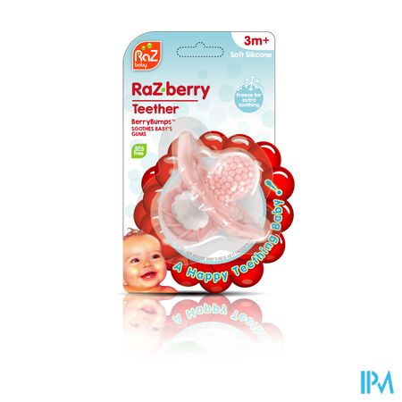 Raz Baby Anneau Dentition Razberry Pink