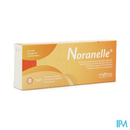 Noranelle 20/100mcg Filmomh Tabl 3 X 21