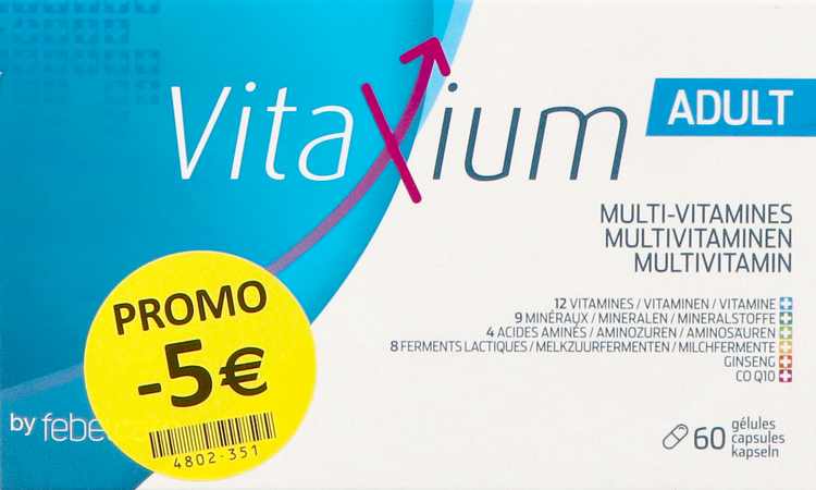 Vitaxium Adult Multi Vitamines Caps 60 Promo -5€ 5