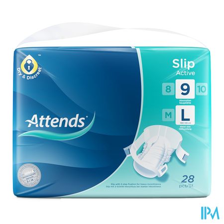 Attends Slip Active 9 Large 1x28 2