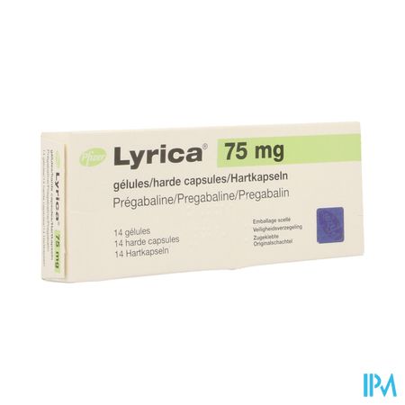 Lyrica 75mg Harde Caps 14 X 75mg 1