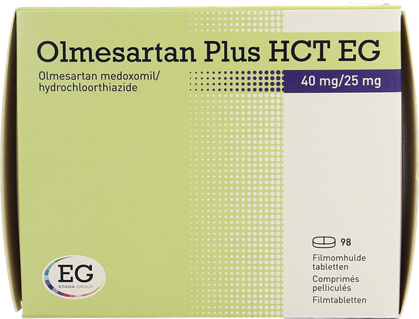 Olmesartan Plus Hct EG 40Mg/25,0Mg Filmomh Tabl 98 1