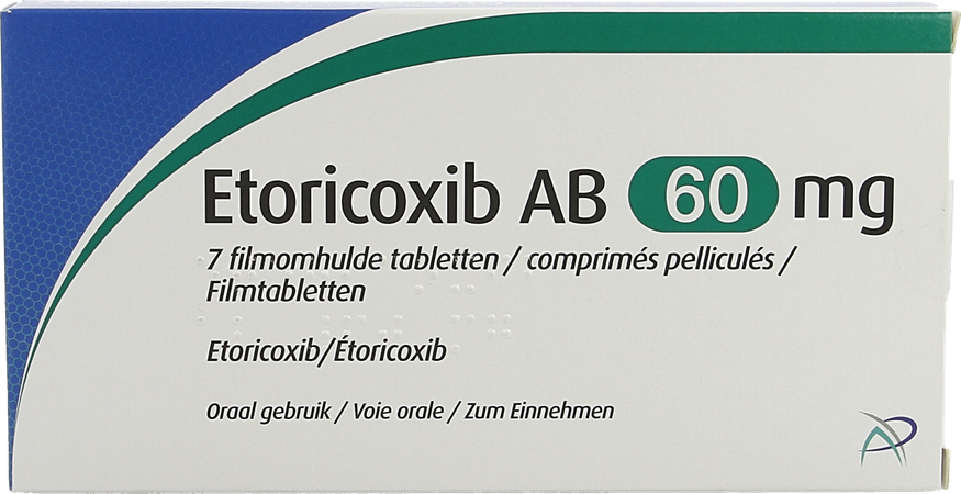 Etoricoxib Ab 60mg Filmomh Tabl 7 X 60mg 1