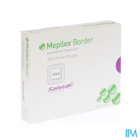 Mepilex Border Sil Adh Ster Nf 7,5x 7,5 5 295200 1