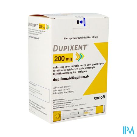 Dupixent 200mg Opl Inj Voorgev.pen 2x3 175mg/ml