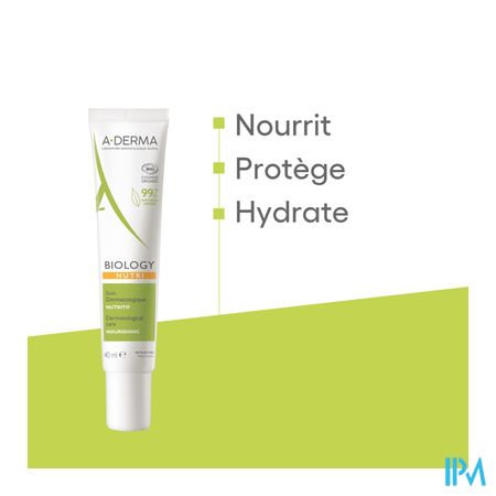 Aderma Biology Soin Dermatologique Nutritif 40ml 11