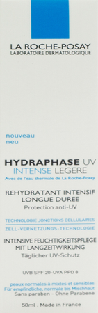 La Roche Posay Hydraphase Intense Uv Legere Creme 50ml 8