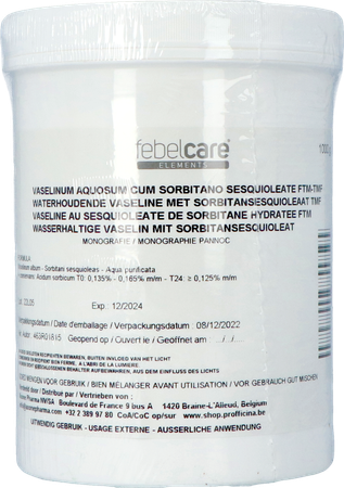 Waterh Vaseline Sorbitansesq Tmf 1kg Febelcare 1