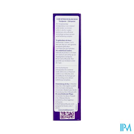 Email Diamant Tandpasta Cure Intens.blancheur 75ml 2
