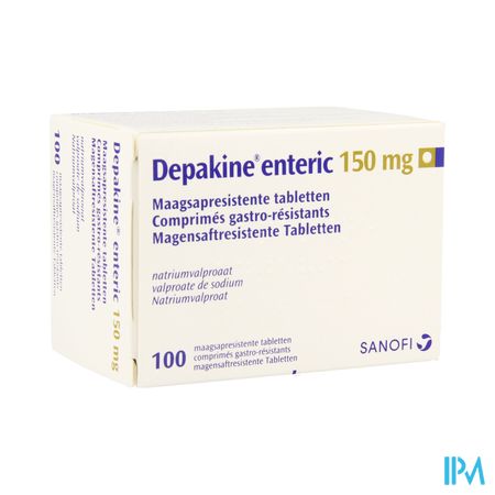 Depakine Drag Enteric 100 X 150mg