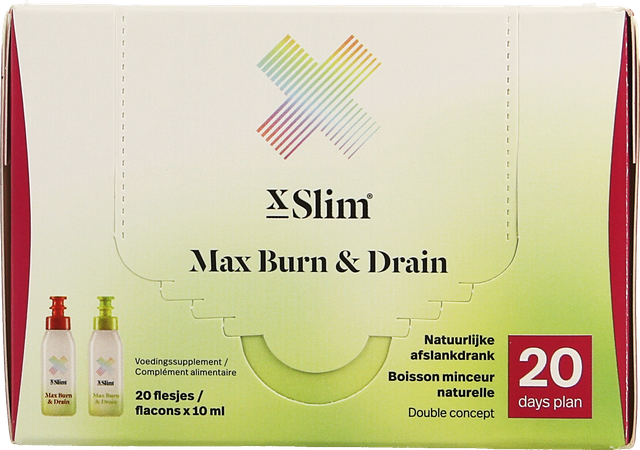 X-slim Burn+drain Fl 20x10ml 1