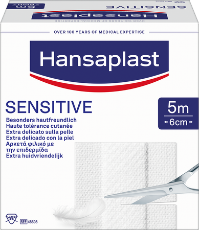 Hansaplast Med Soft Gev.huid Family Pack 5mx6cm 6