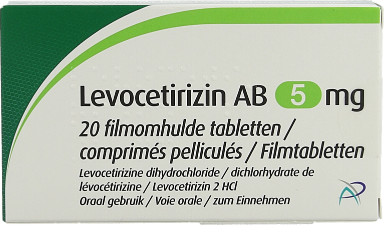 Levocetirizin Ab 5mg Comp Pell 20 X 5mg 1