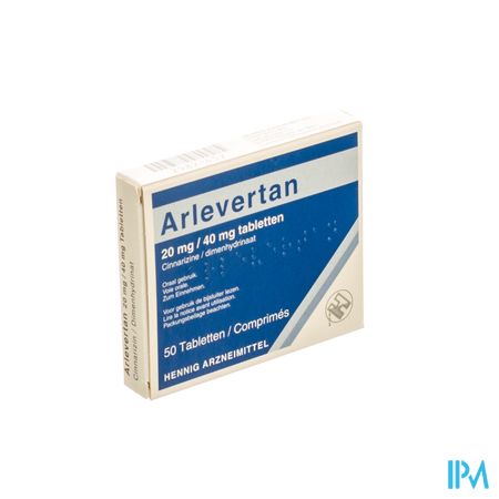 Arlevertan Kela 20mg/40mg Tabl 50