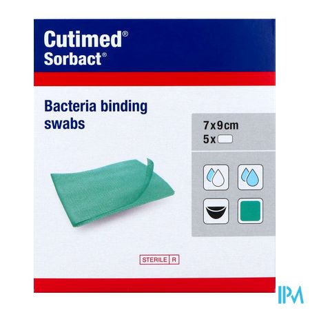 Cutimed Sorbact Kp 7x 9cm 5 7216501 4