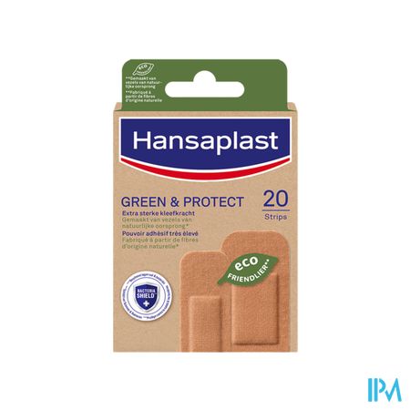 Hansaplast Pleisters Green&protect Strips 20