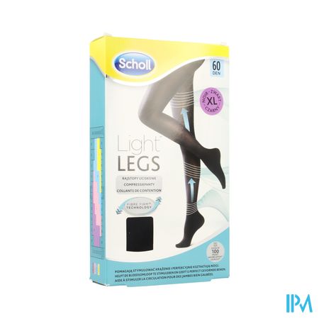 Scholl Light Legs 60d Extra Large Black