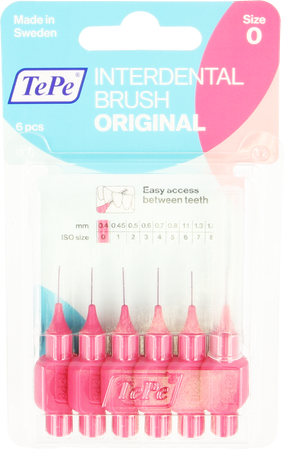 Tepe Interdental Brush 0,40mm Pink 6 3