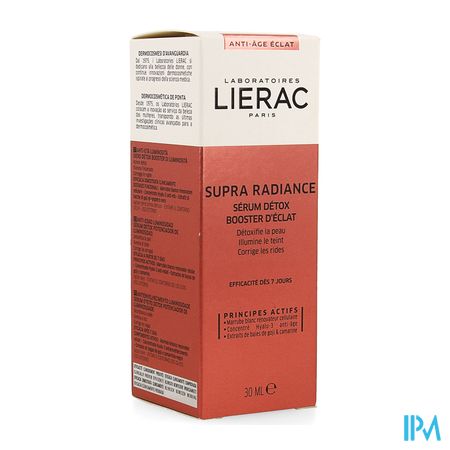 Lierac Supra Radiance Serum Detox Booster Fl 30ml 1