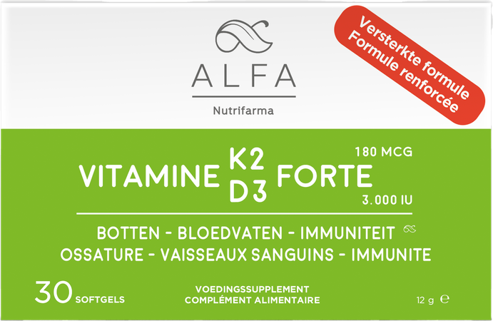 Alfa Vitamine K2 D3 Forte Softcaps 30 Nf 1