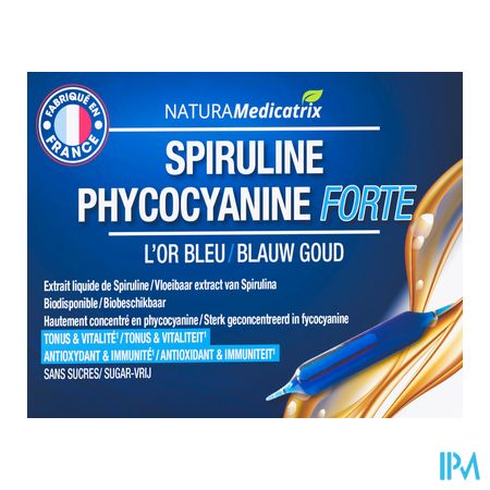 Spiruline Phycocyanine Forte Amp 20x5ml 2
